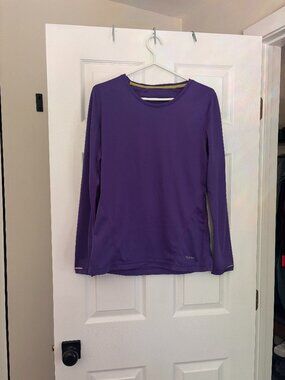 Performance Running Top | Long Sleeve Athletic Moisture-Wicking Shirt (Large)